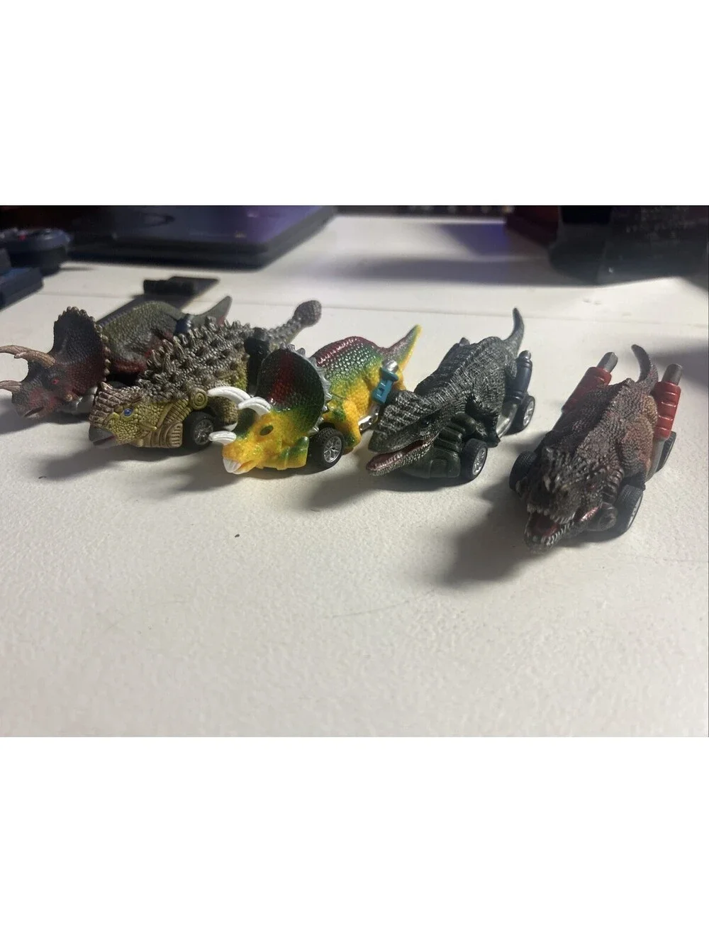 Lot Of 6 Dinosaur Pullback Cars